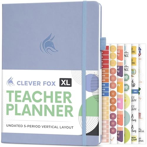 Teacher Planner – School Year Planner with Calendars & Lesson Plans – Book