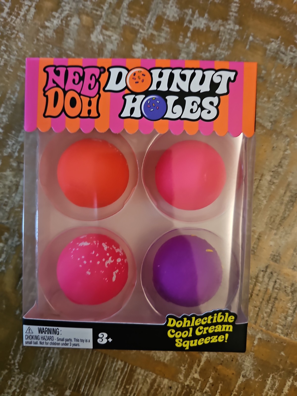 NEEDOH DOHNUT HOLES 4-PACK! AUTHENTIC New Factory Sealed Schylling NIB