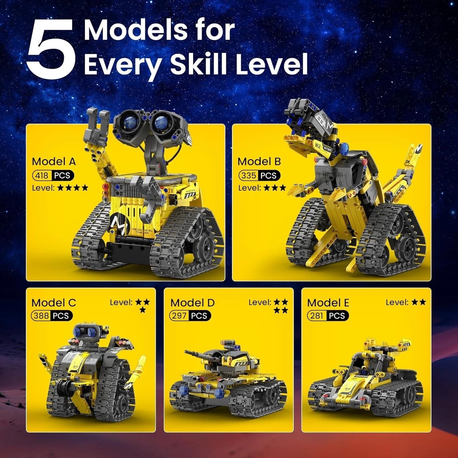 Robot Building Kit with Remote Control STEM Gifts for Boys Age 8-13, Technic …