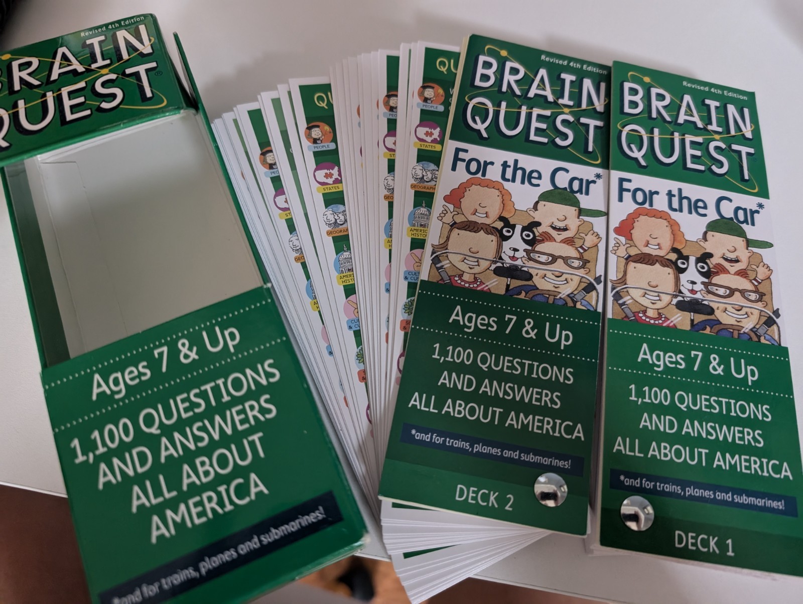 American Trivia Brain Quest Kids Age 7 Up