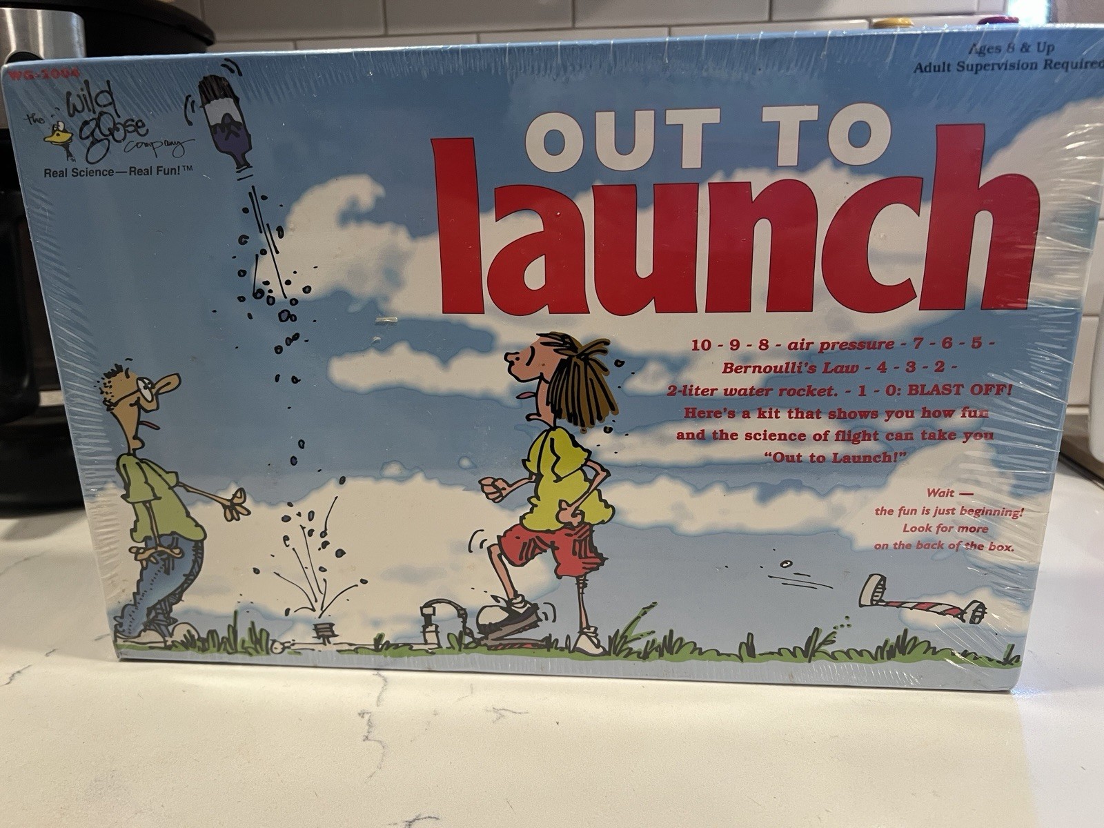 Wild Goose Out to Launch Science Kit Water Rocket 2004 NEW SEALED Made In USA