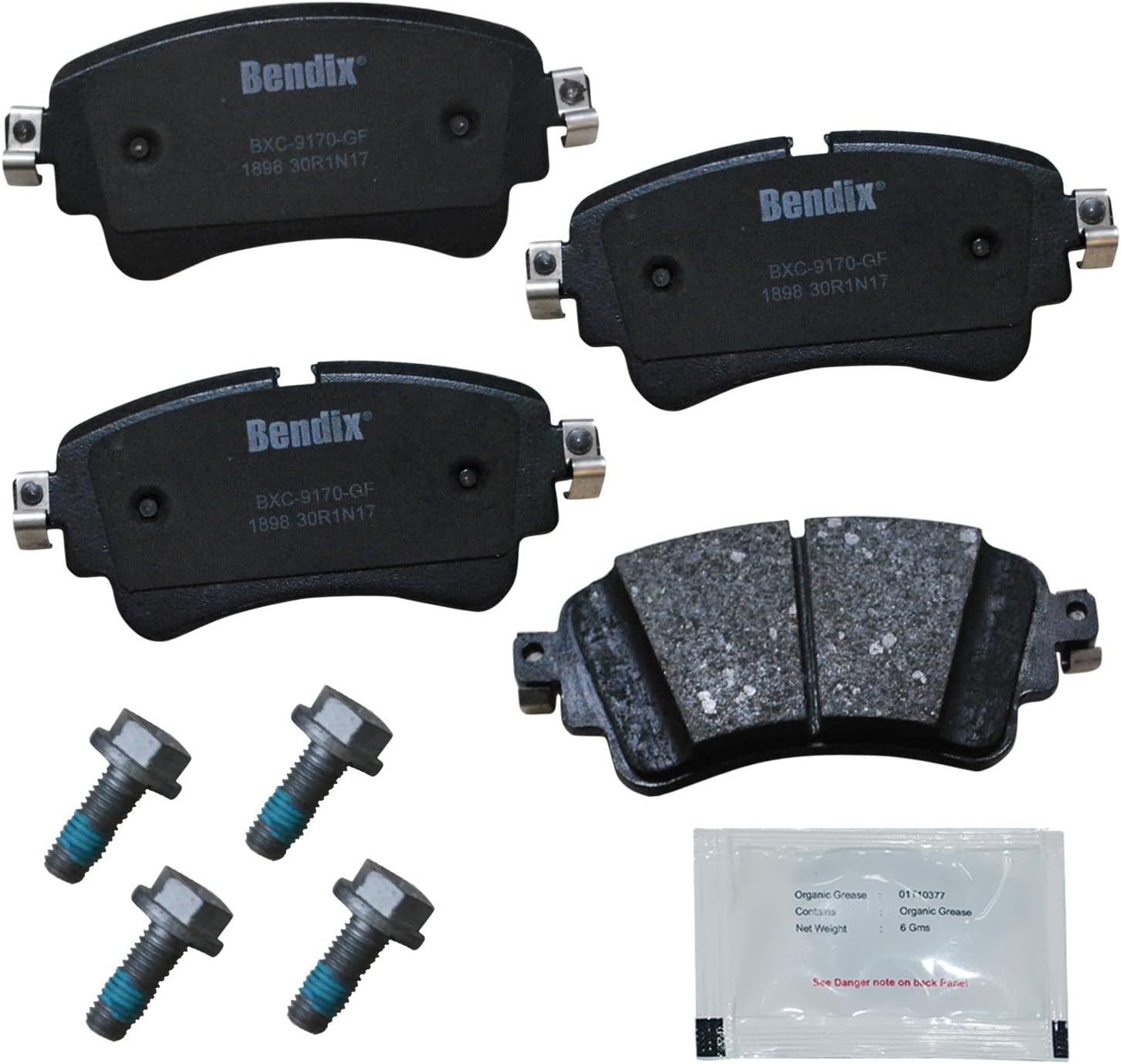 Bendix Priority 1 Ceramic Brake Pads Set For Audi A4 A6 Q5 S4 S5 Rs5 Vehicles