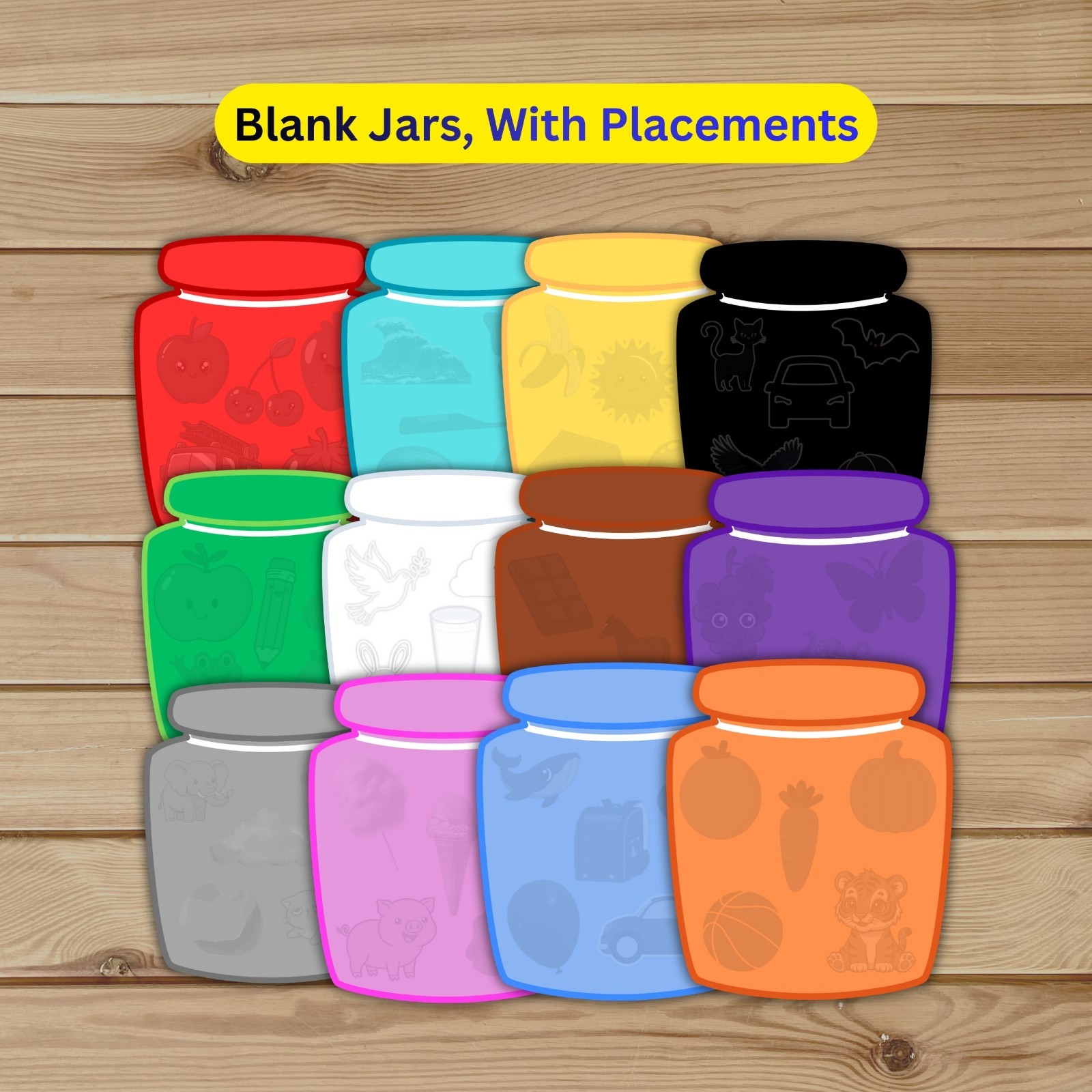 Color Sorting Printable Activity for Kids | Learning Game | Digital Download