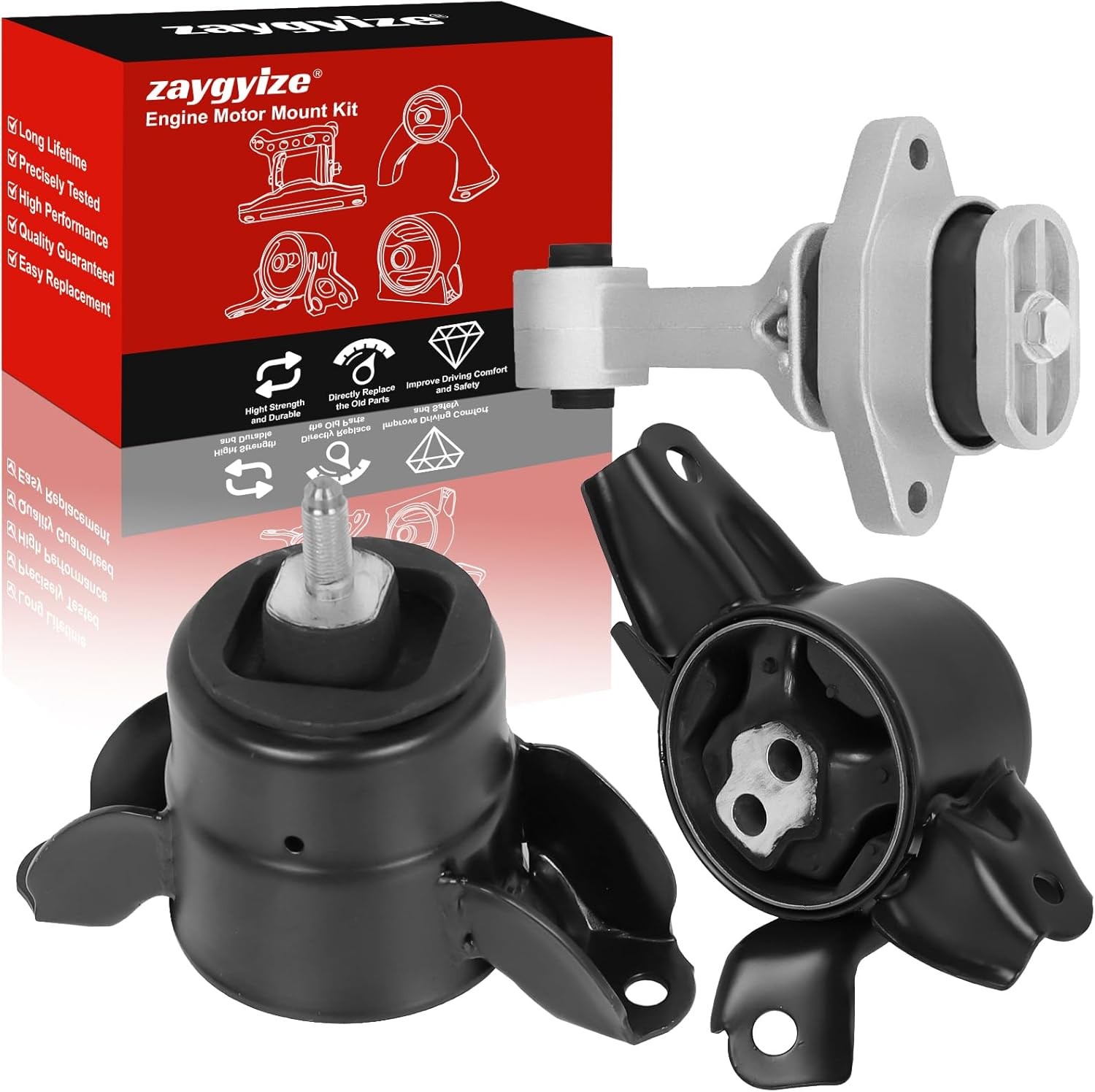 3 Engine Motor Mounts For Hyundai Accent Veloster 1.6L