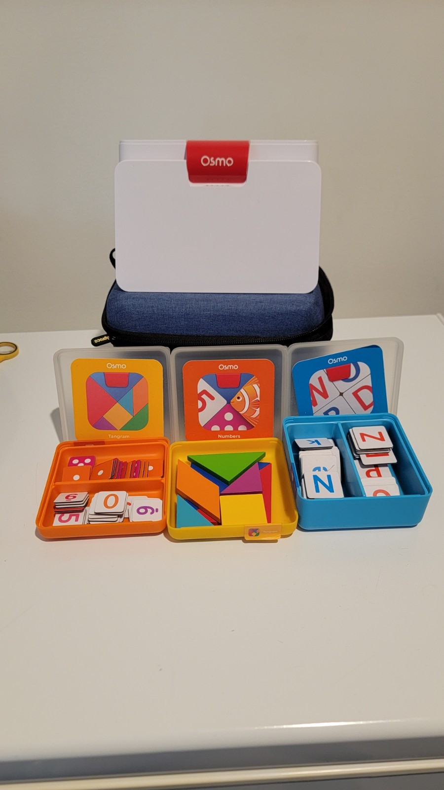 Osmo Genius Base Reflector Mirror Tiles for Amazon Fire Tablet & Travel Case Lot
