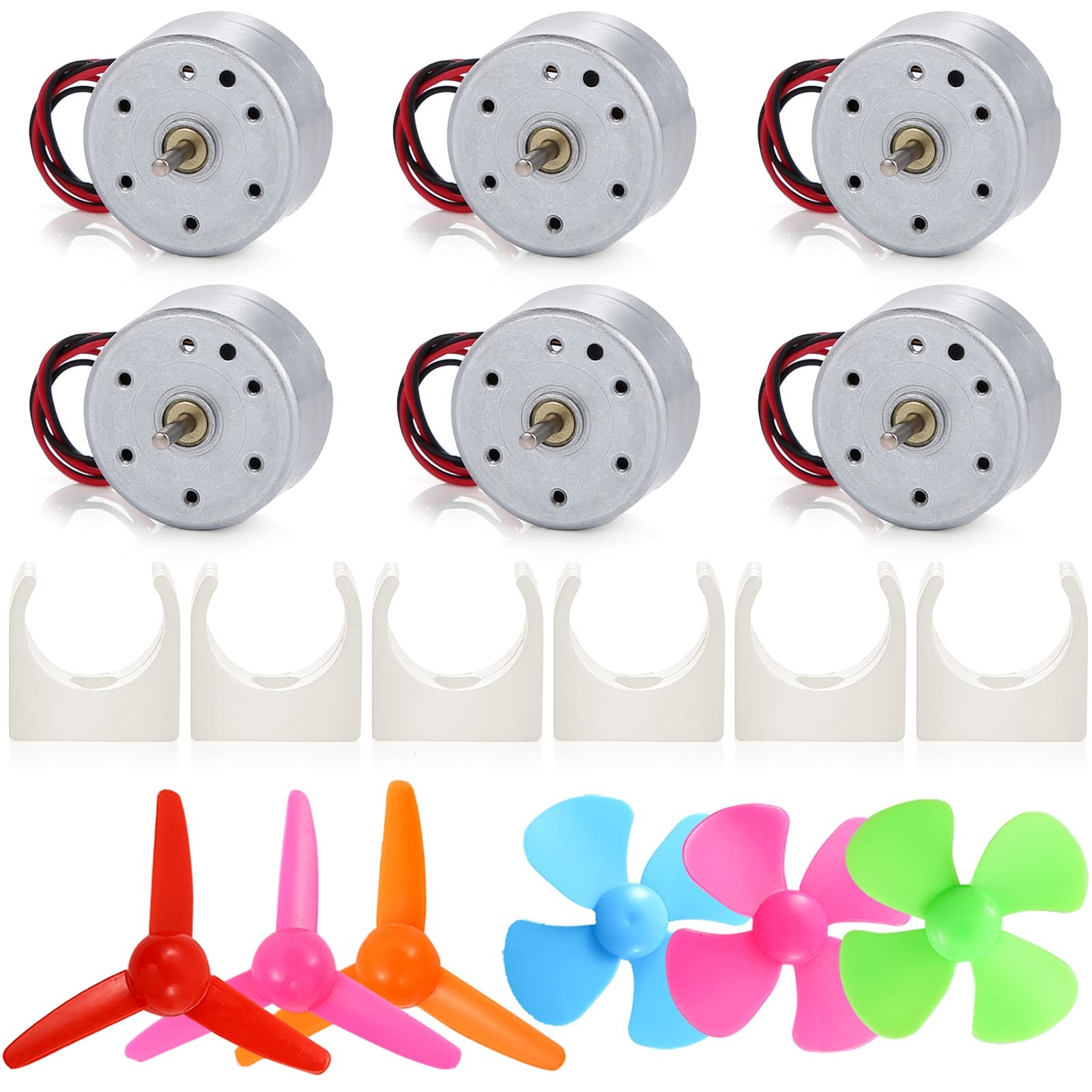 Sntieecr 6 Set Mini Generator Motors 3V12V DC Motor, Wind Turbine Generator w…