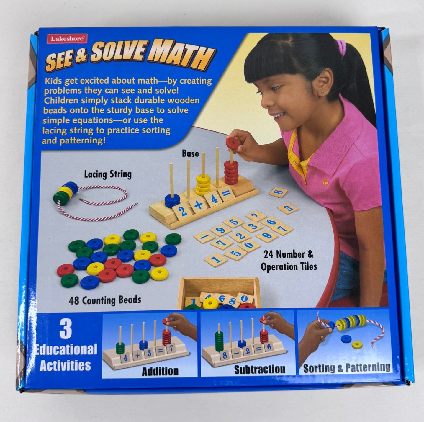 Lakeshore See & Solve Math Game Addition Substaction Sorting Patterning