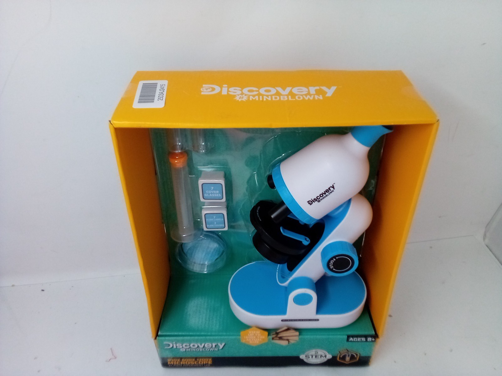 Discovery #MINDBLOWN 1200X, 600X, 300X Microscope, 41-Piece Experiment Lab