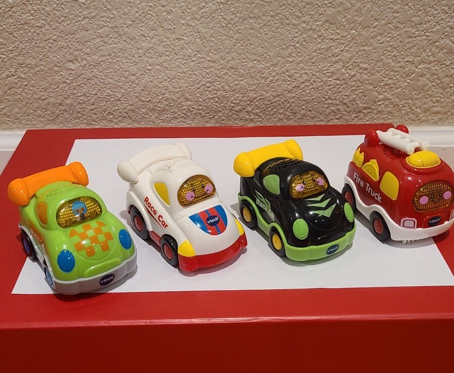 VTech Go Go Smart Wheels 3 Different Race Cars and Fire Truck