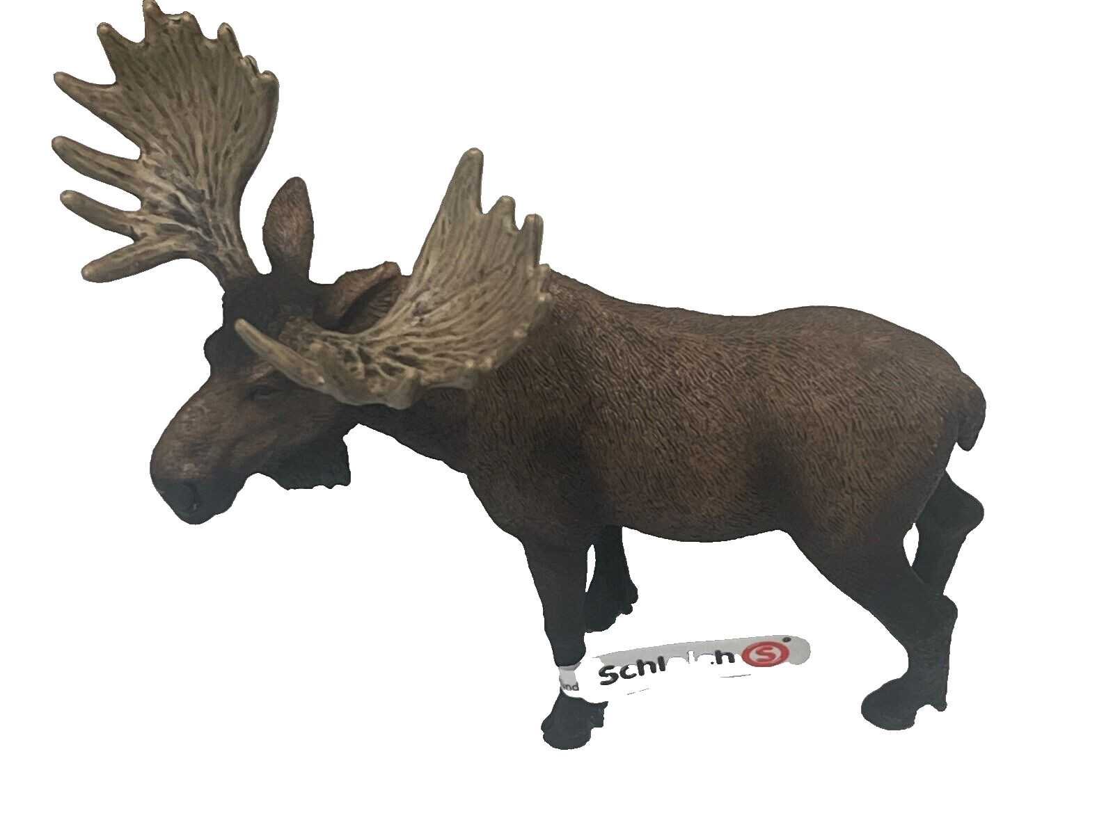 Schleich Moose Bull Action Figure Brown Wild Life Toy Figurine 14781 New