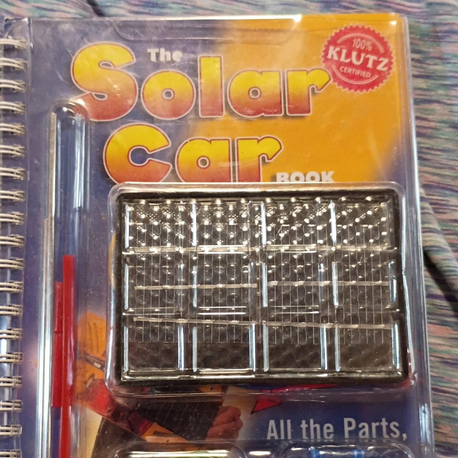 Klutz The Solar Car Book Kit w/ Parts Build Your Own Working Solar Car