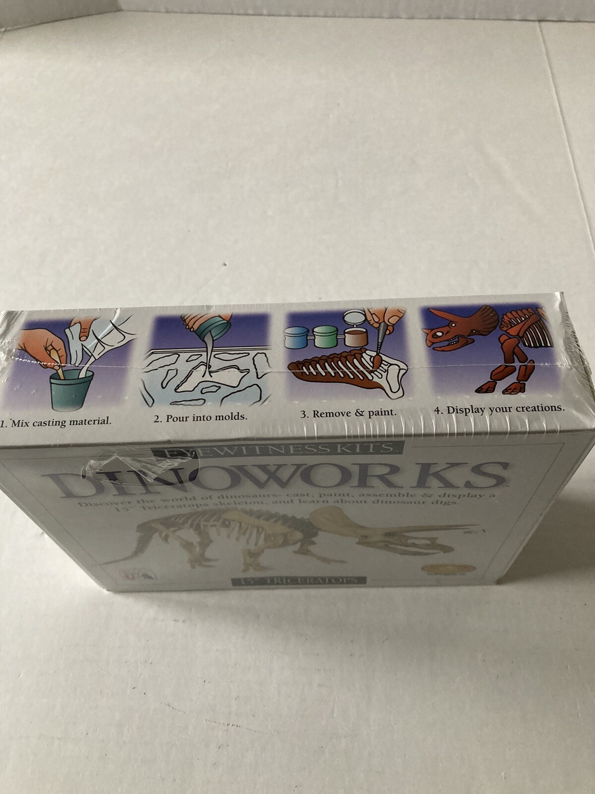 Triceratops NEW Dinosaur Casting Kit Dinoworks 15″  Eyewitness PerfectCast