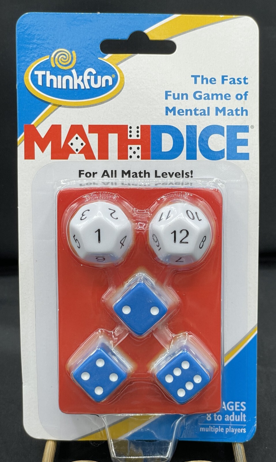 Thinkfun Math Dice 2003 Toy Fast Fun Game of Mental Math New Age 8+ NIP