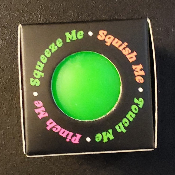 Schylling The Groovy Nee Doh Glob Squeeze Toy Green/Black Ages 3+ 25123YP