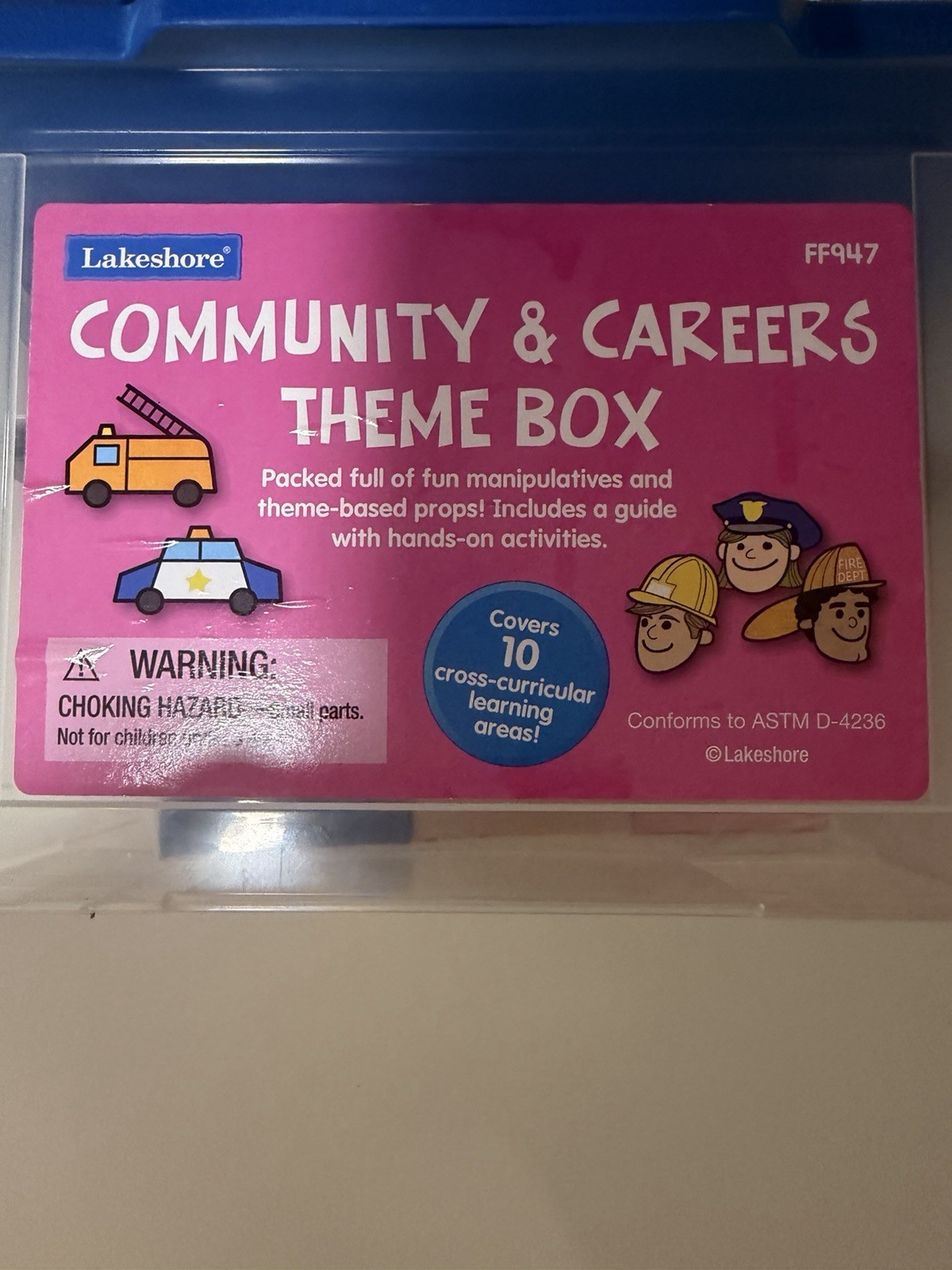 Lakeshore Learning Community & Careers Theme Box Ages 3+ New