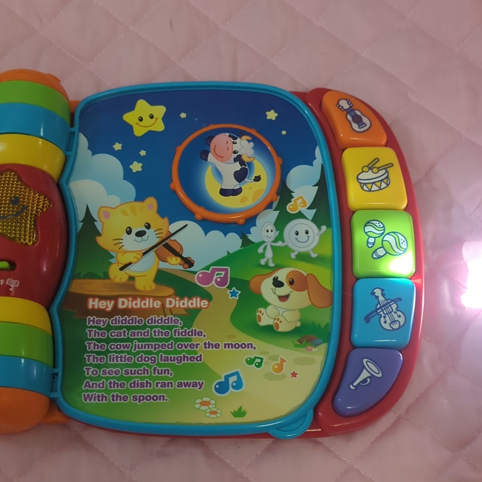 VTech Musical Rhymes Game Book Interactive Electronic Learning Toy Ages 1-4