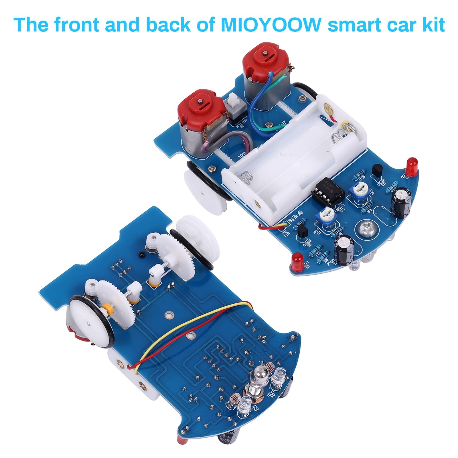 Soldering Practice Kit, Line Following Robot Car Kit Beginners DIY Smart Car …