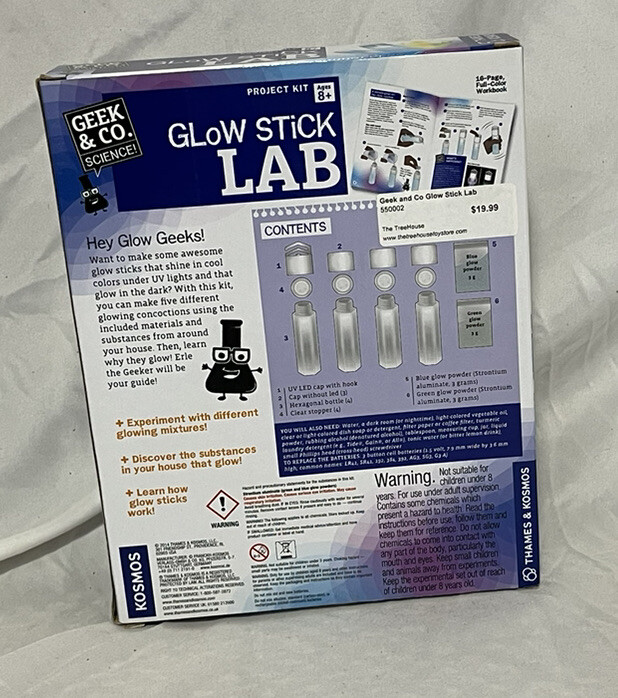 Thames & Kosmos Geek & Co. Glow Stick Lab Science Project Kit🎁