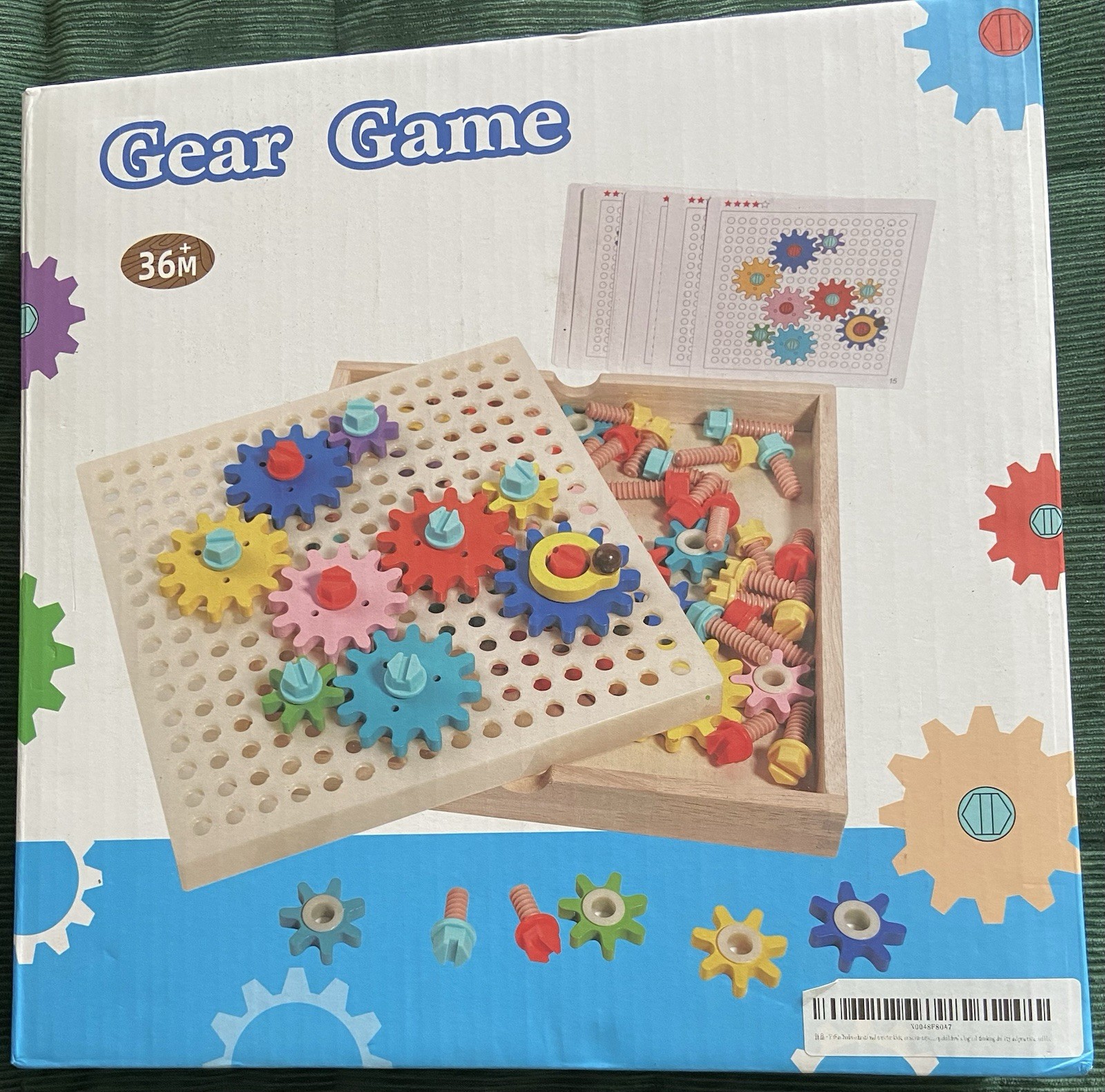 Gear Game 36+ Month New Creativity Brain And Coordinating Development