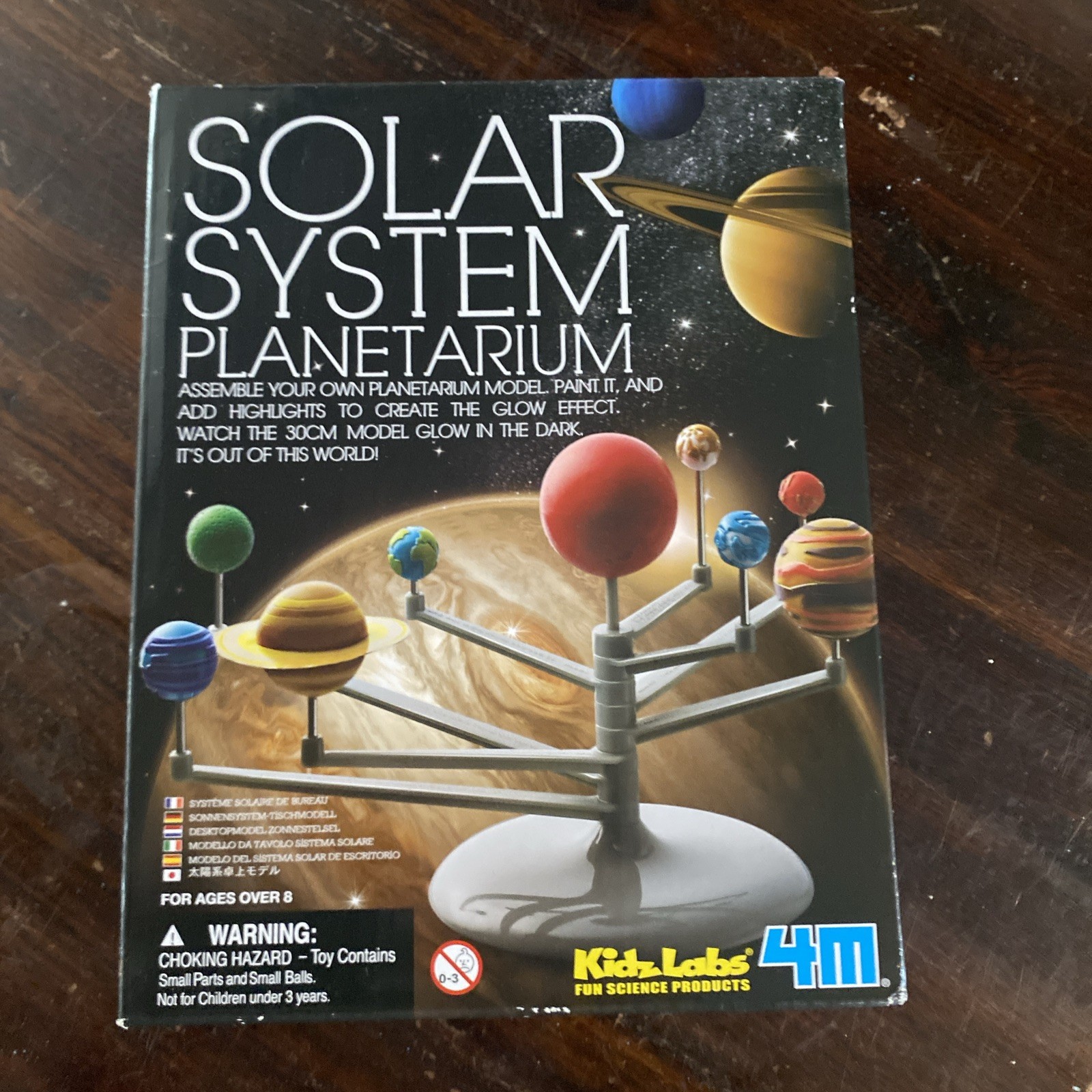 Kidz Labs 4M Solar System Planetarium Model Kit Ages 8+ See Photos!