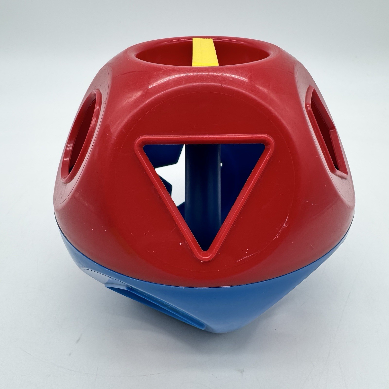 Tupperware Shape O Ball Puzzle Block Toy X10 Puzzle Piece Complete Red & Blue 10
