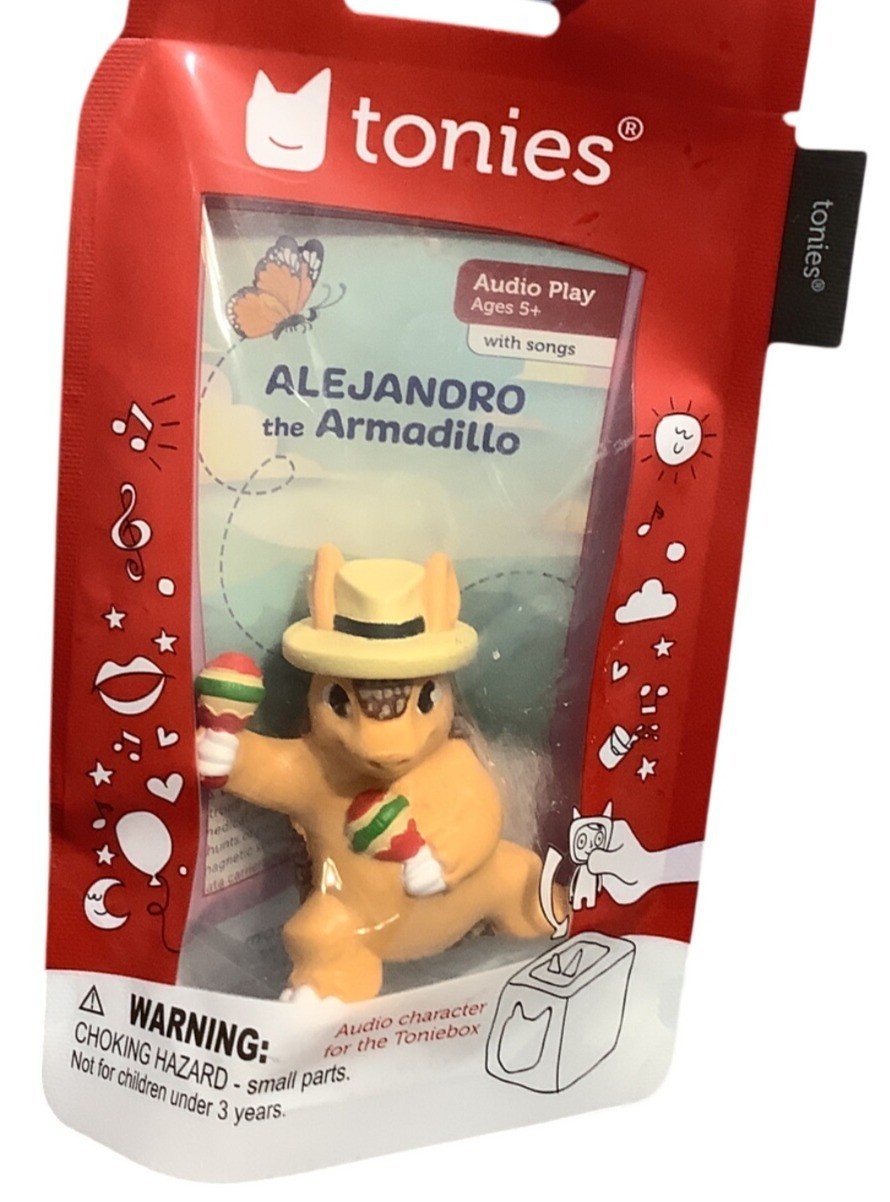 Alejanoro The Armadillo Tonies Audio Play With Songs Figurine For Toniebox