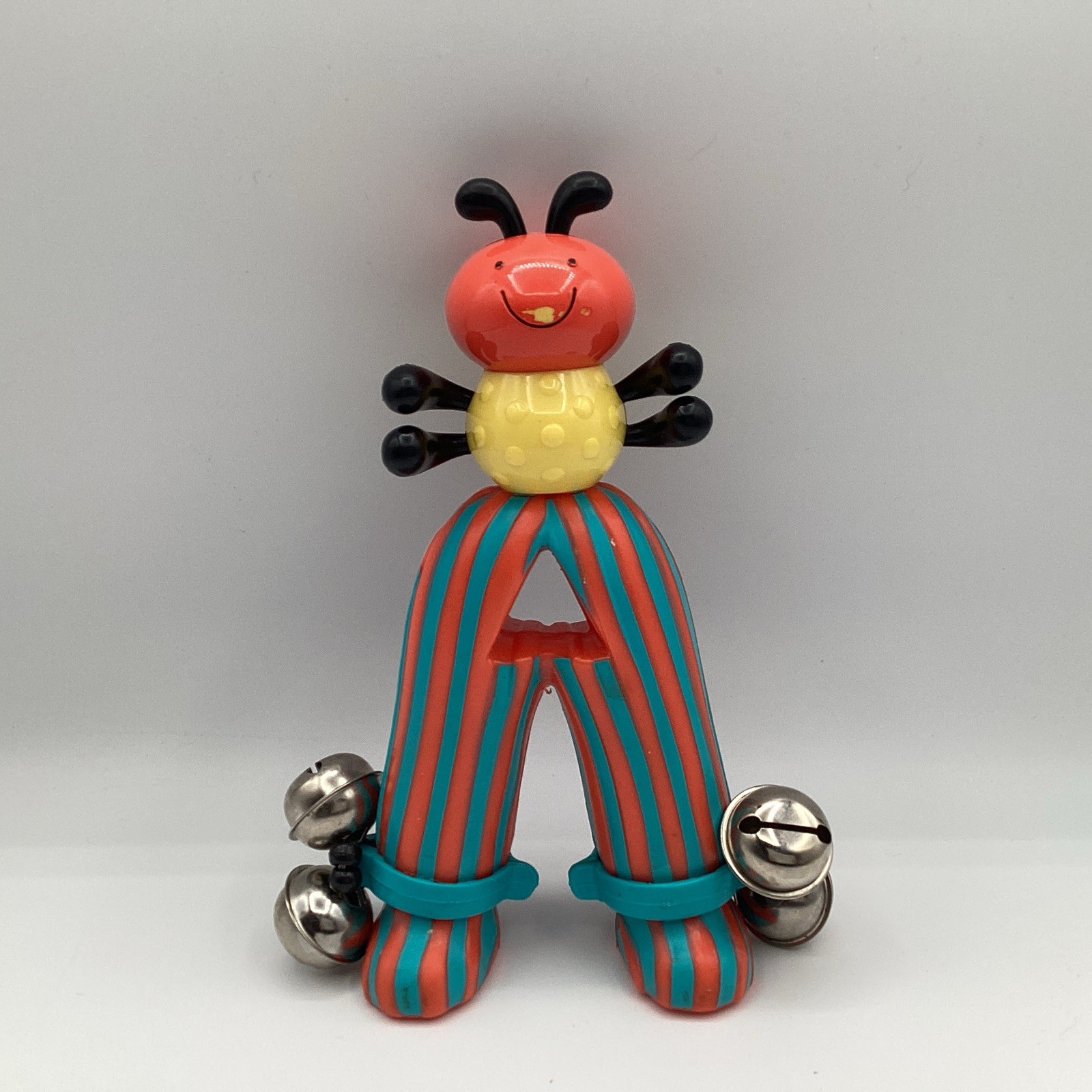 Vintage Parents Bee Bop Band, Caterpillar Jingle Bell Baby Toddler Musical Toy