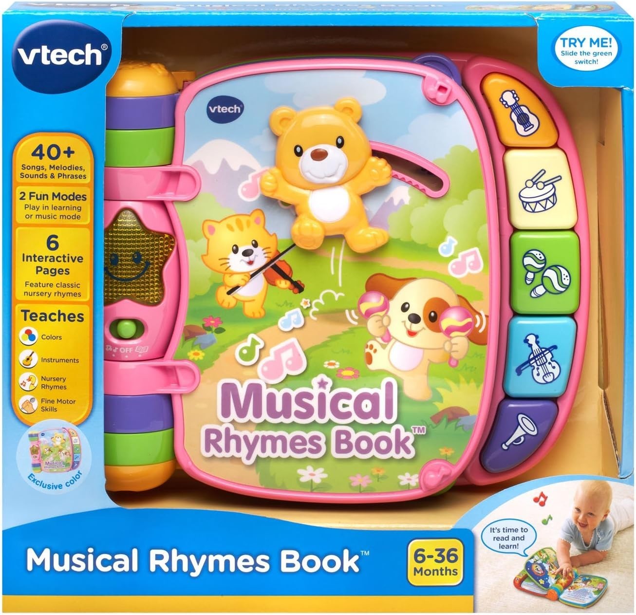 Musical Rhymes Book, Pink