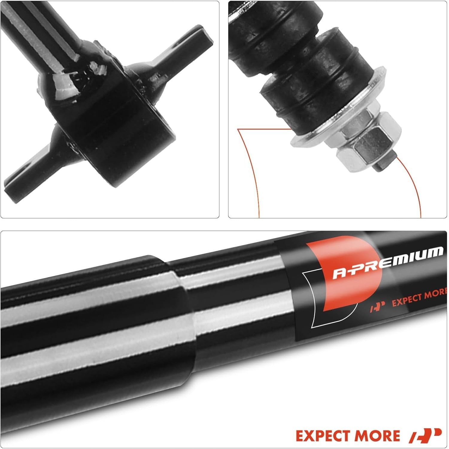 A-Premium Front and Rear Shock Absorbers Struts Compatible with Ford Ranger