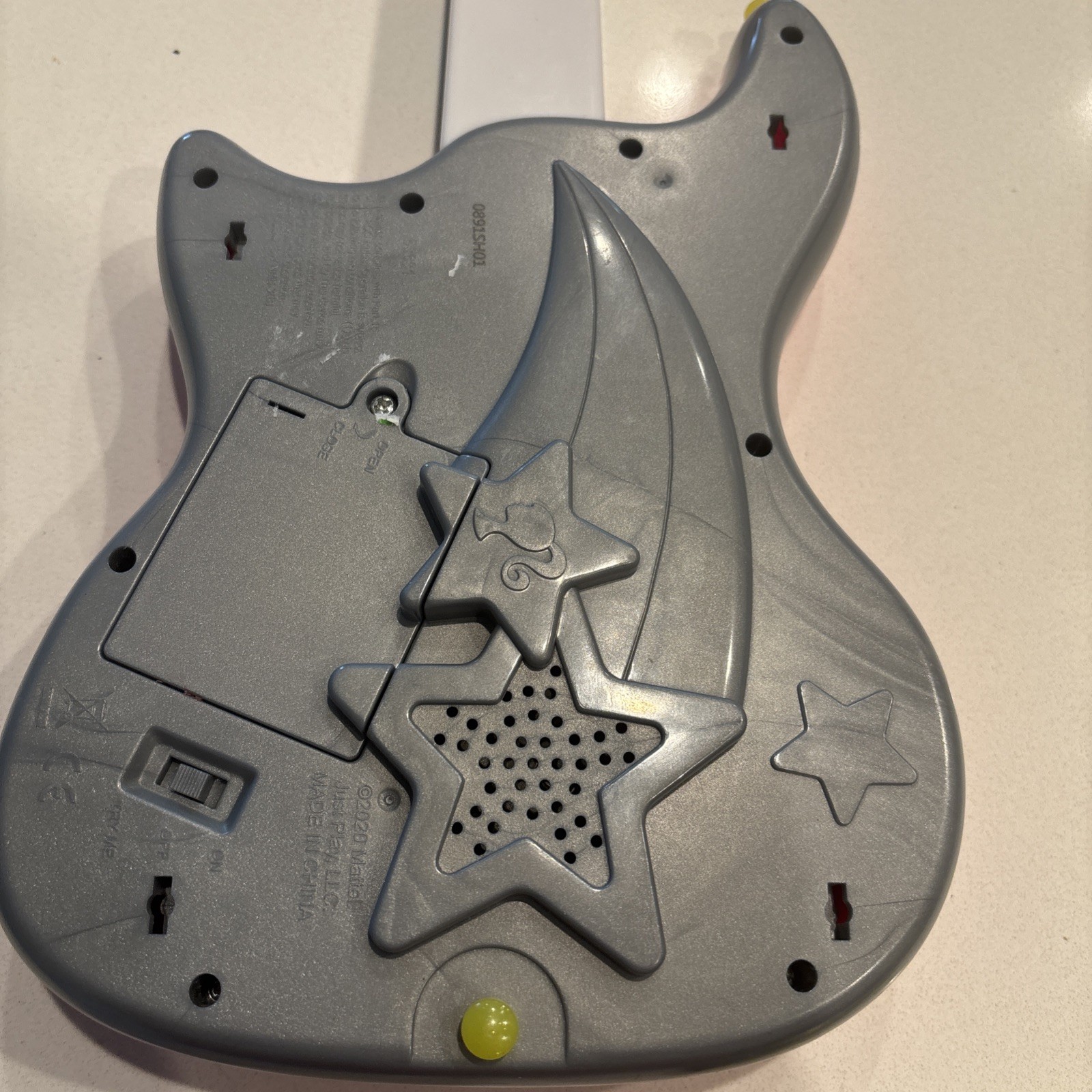 Barbie Jam with Me Pink Electronic Kids Light Up Toy Guitar Mattel 2020 Tested