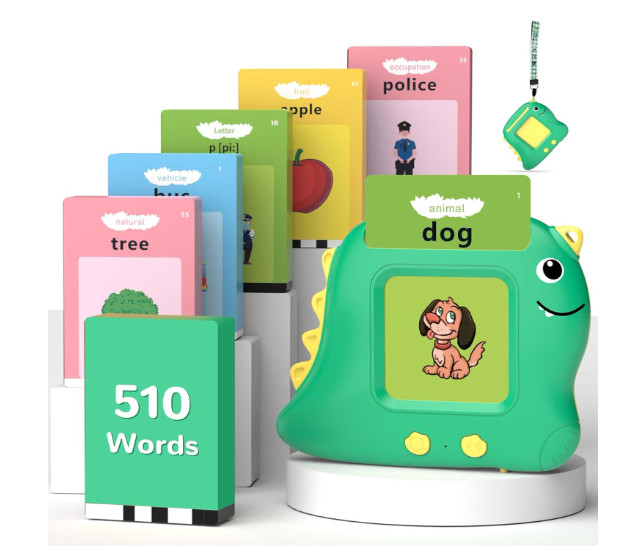 Toddler Toys Talking Flash Cards with 510 Sight Words, Montessori Learning To…