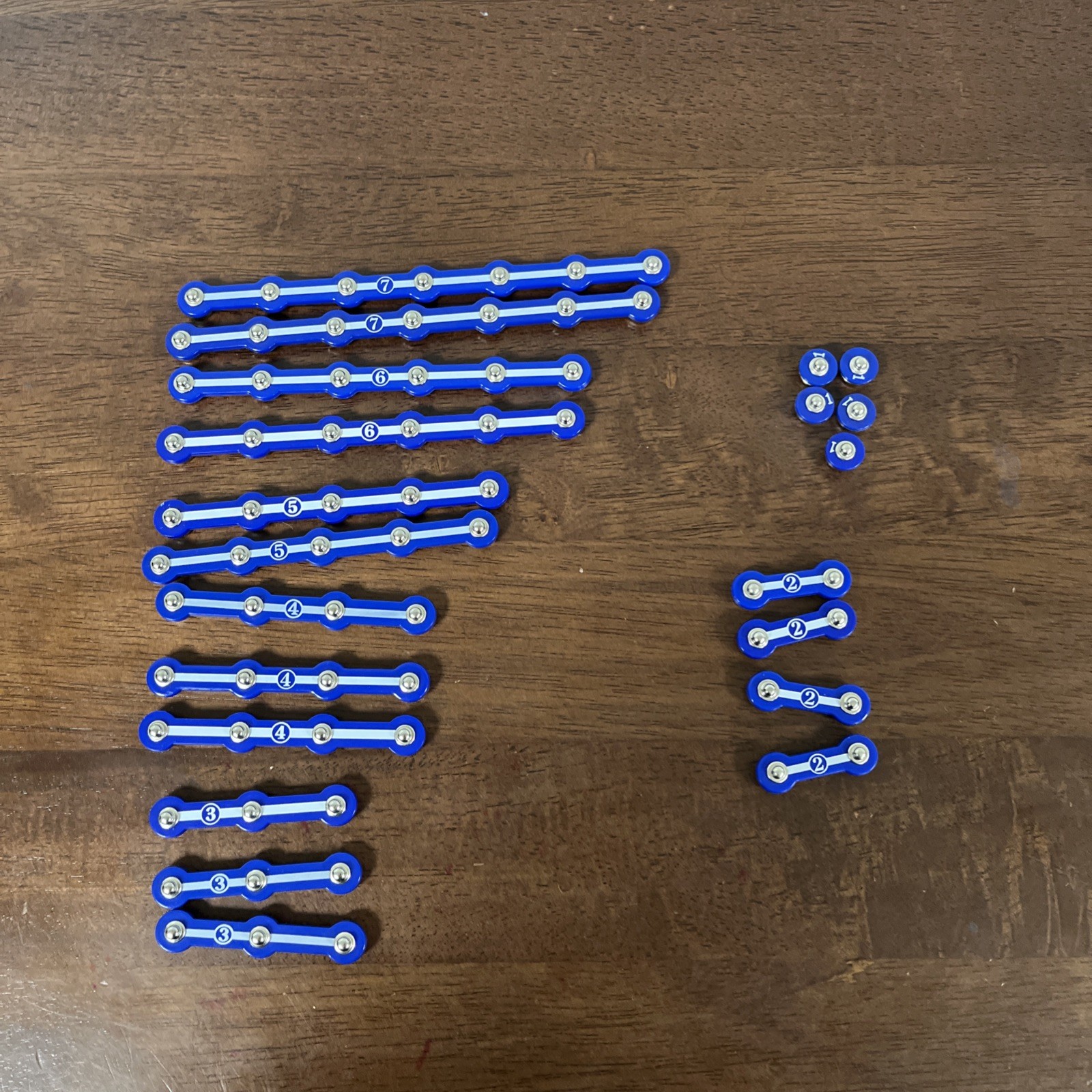 Lot of Elenco Snap Circuits Snap Wire Replacement Parts 21 Pcs 1,2,3,4,5,6,7