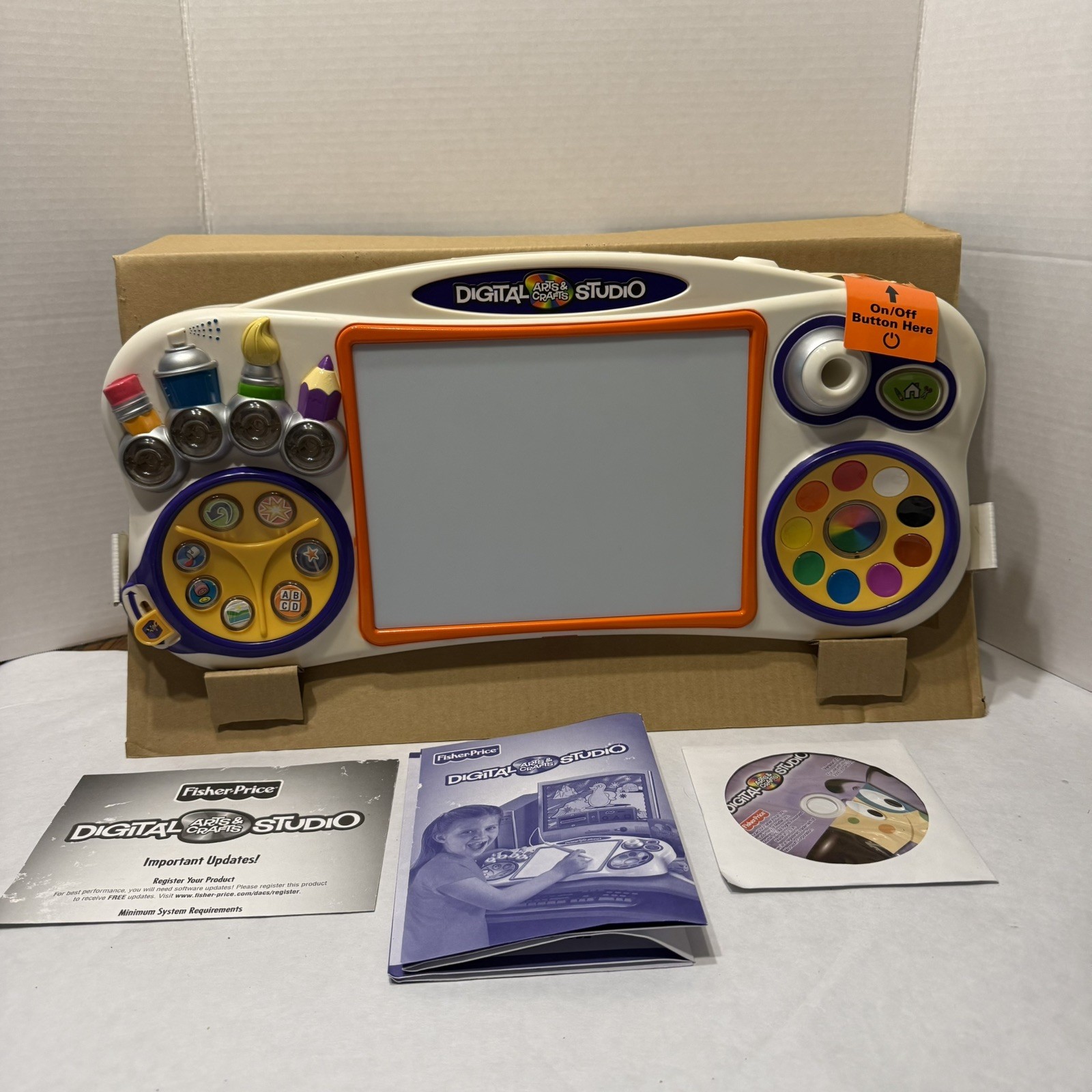 Fisher Price Digital Arts & Crafts Studio Creative Activities Ages 4-9 Open Box