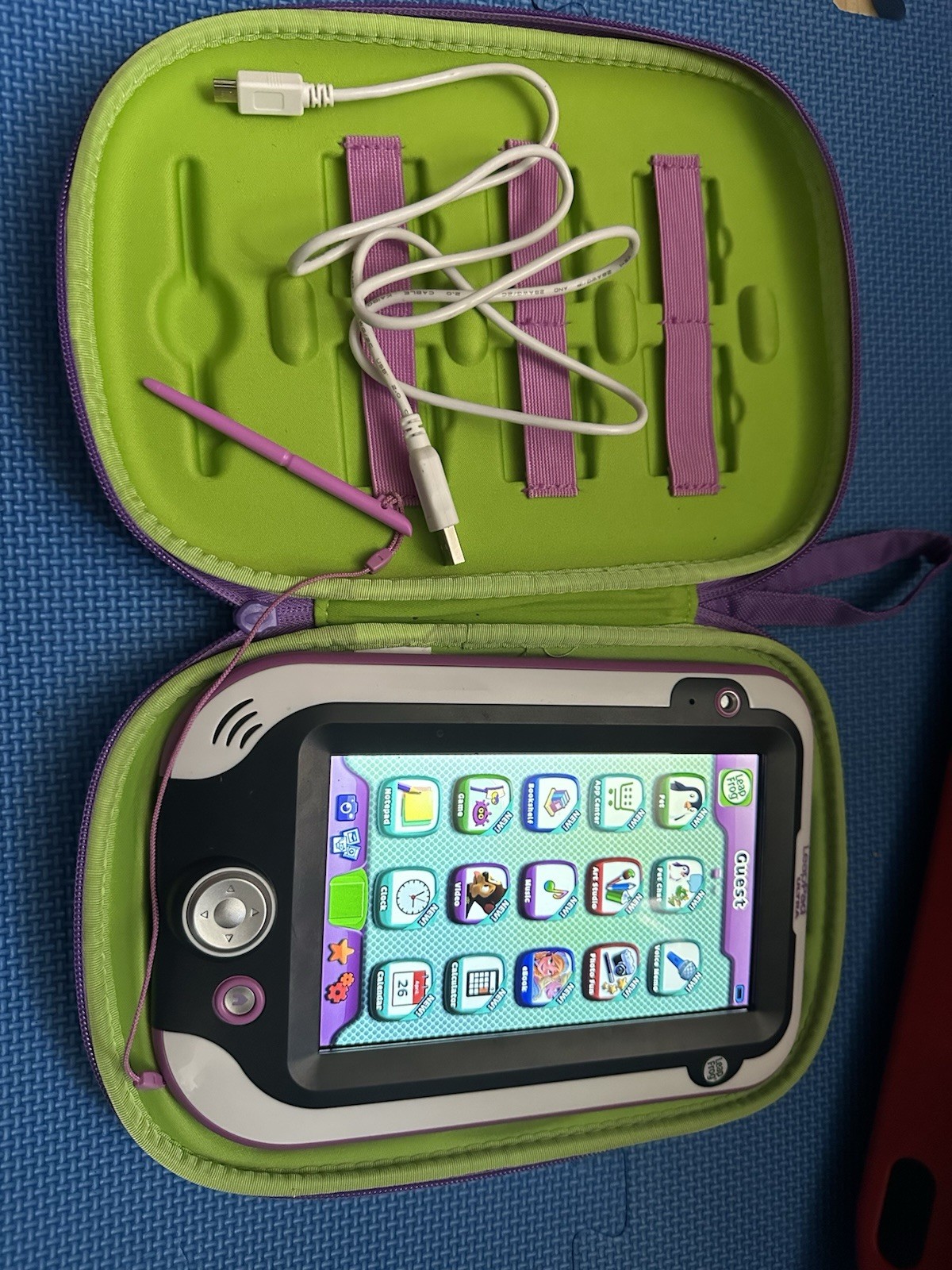 LeapFrog LeapPad Ultra Kids Learning Tablet Purple Wi-Fi 7″ School Ready TESTED