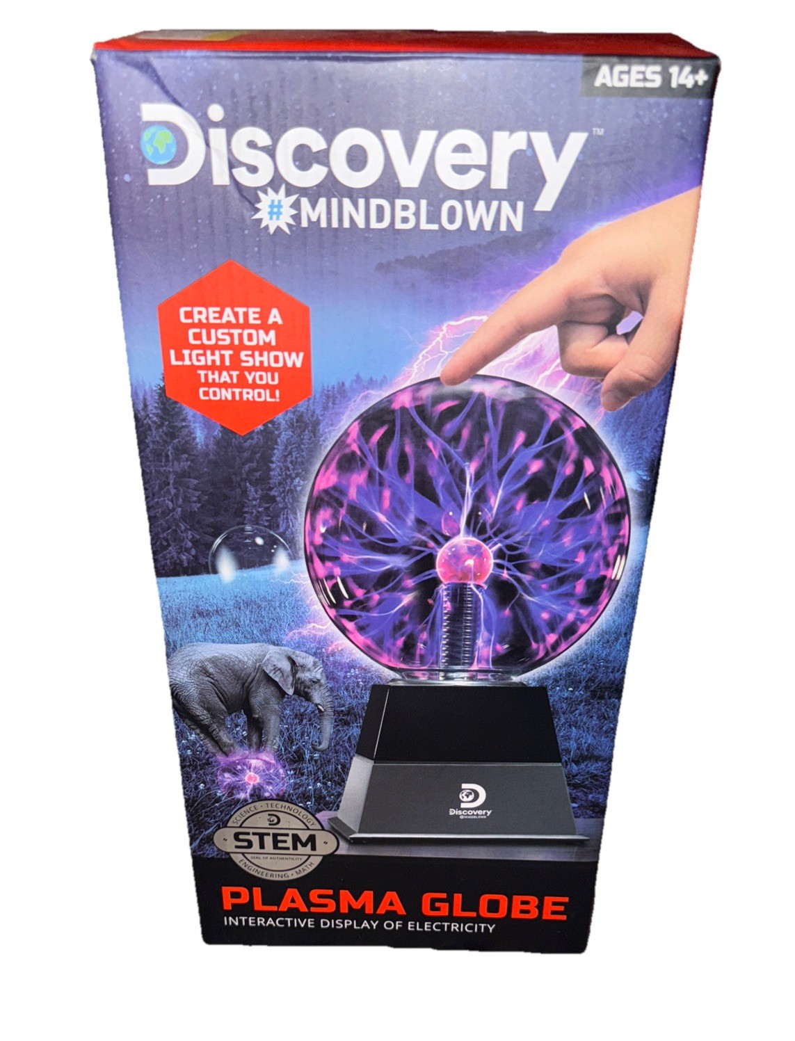 STEM Discovery MindBlown Plasma Globe Interactive Display Of Electricity 14+ New