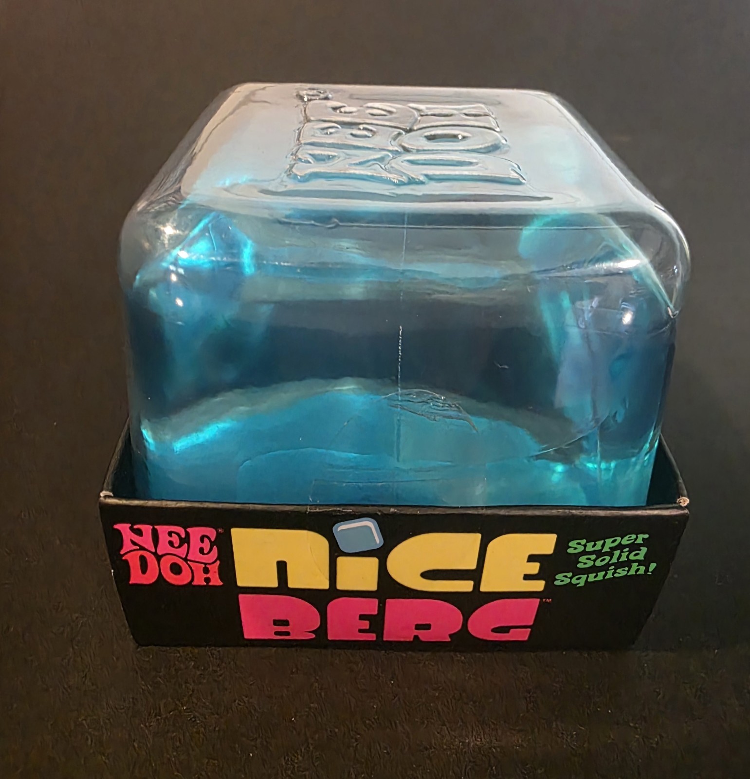 NeeDoh Nice Berg Blue XL Giant Nee Doh Niceberg Squishy Cube Ice TikTok Viral