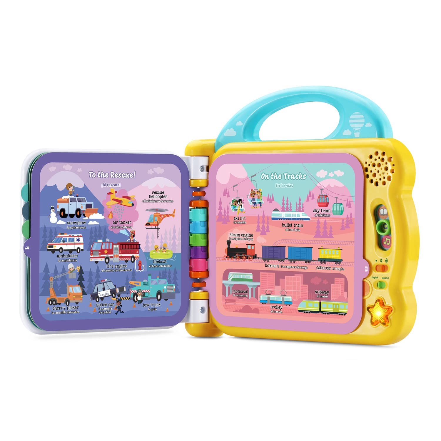 LeapFrog 100 Things That Go Interactive Book Bilingual Learning Toy 18 Months+