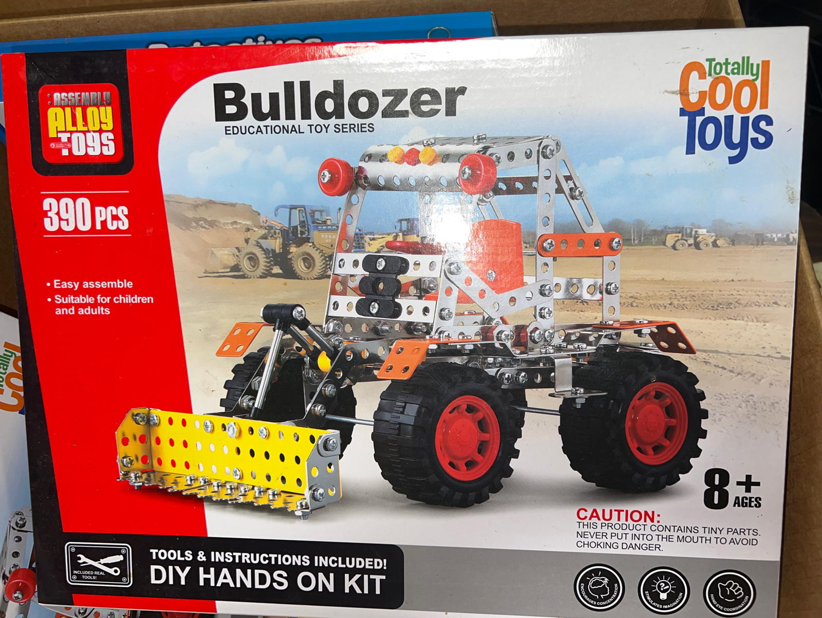 Totally Cool Toys – BULLDOZER 390 PCS EDUCATIONAL TOY SERIES