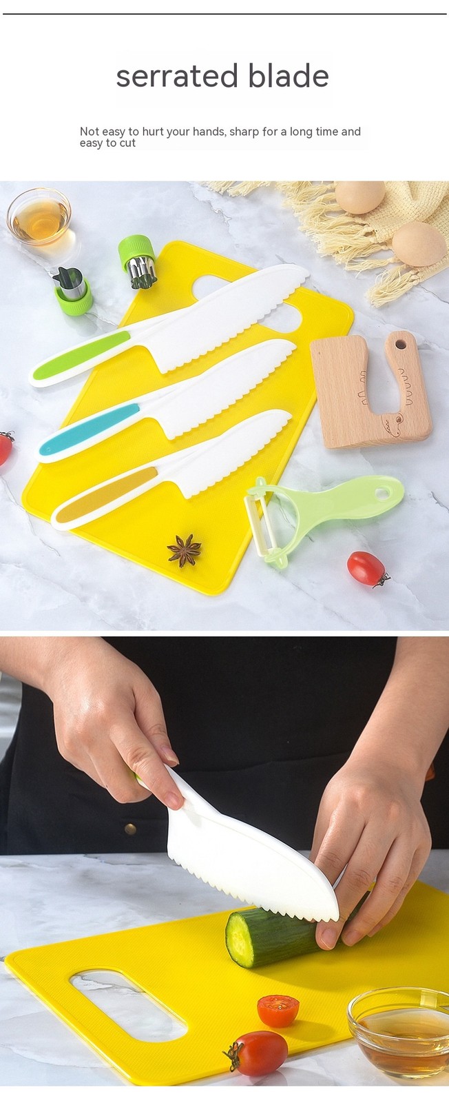 Children’s Vegetable Cutting safe Knife Set, kitchen toys