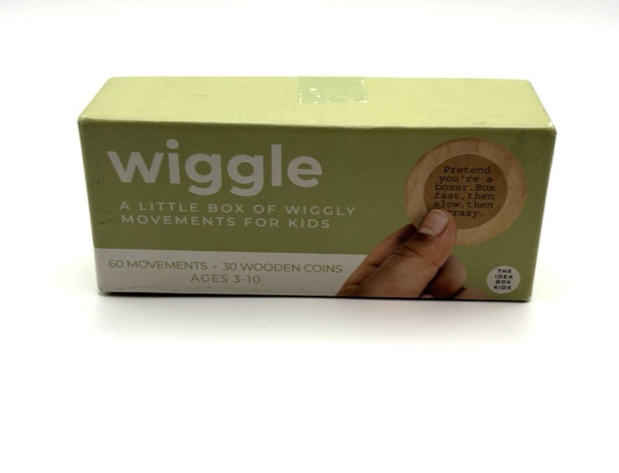 Wiggle Box Set of 27 2-sided Wood Activity Coins
