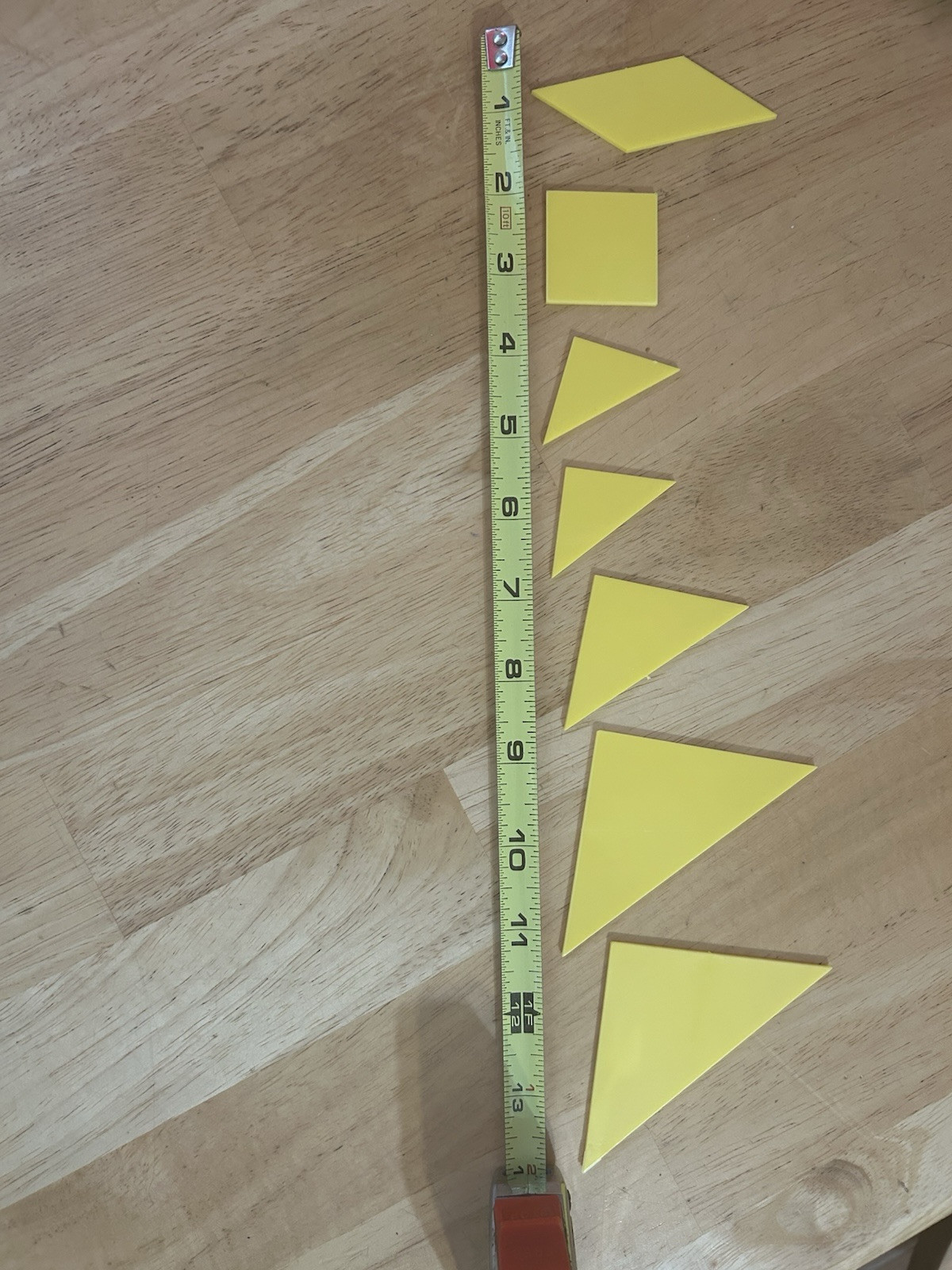 Lot of 169Plastic Tanagram Math Manipulative Fractions Shapes Homeschool