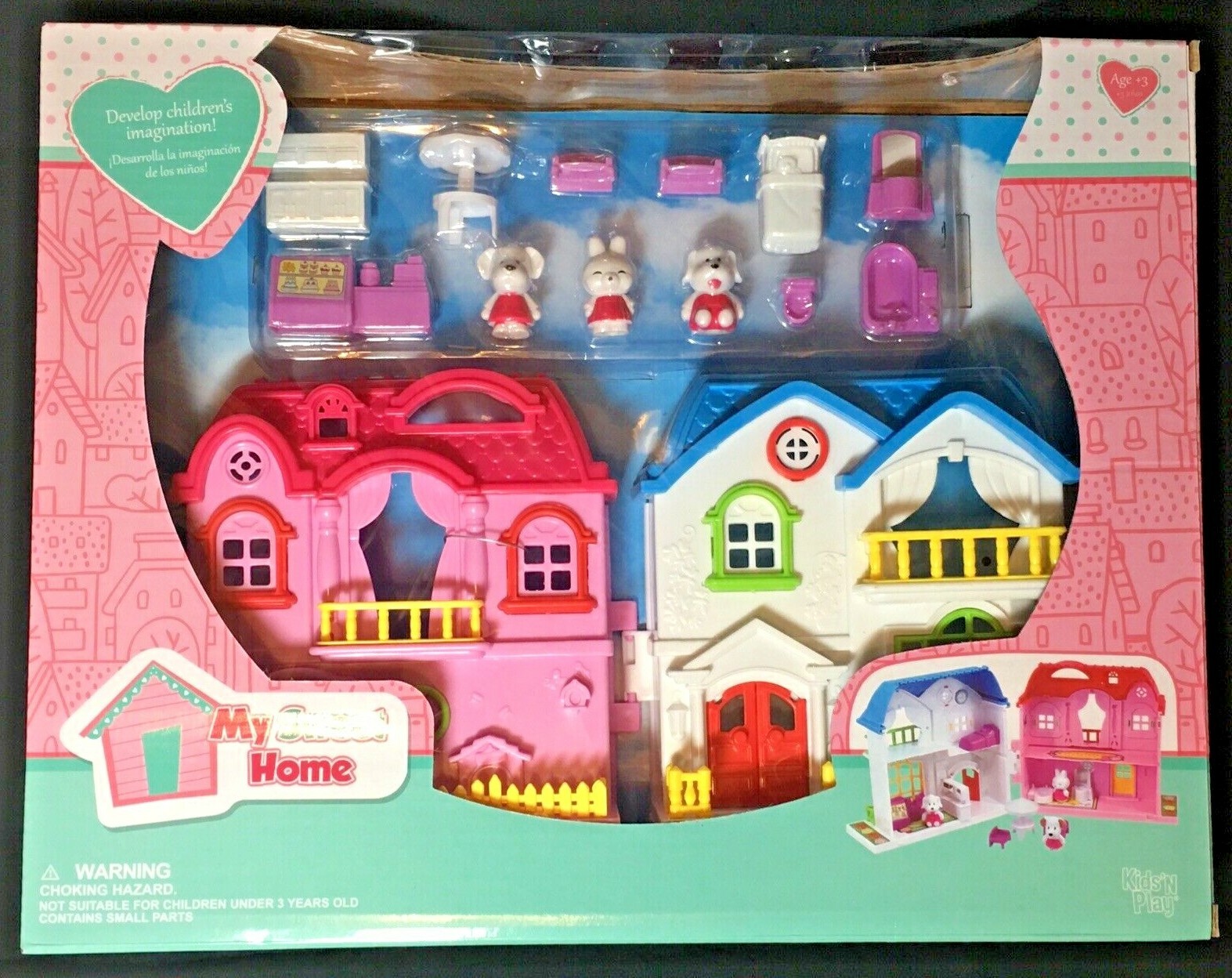 Kids n Play My Sweet Home Mini Doll House develop Children’s Imagination E1-291