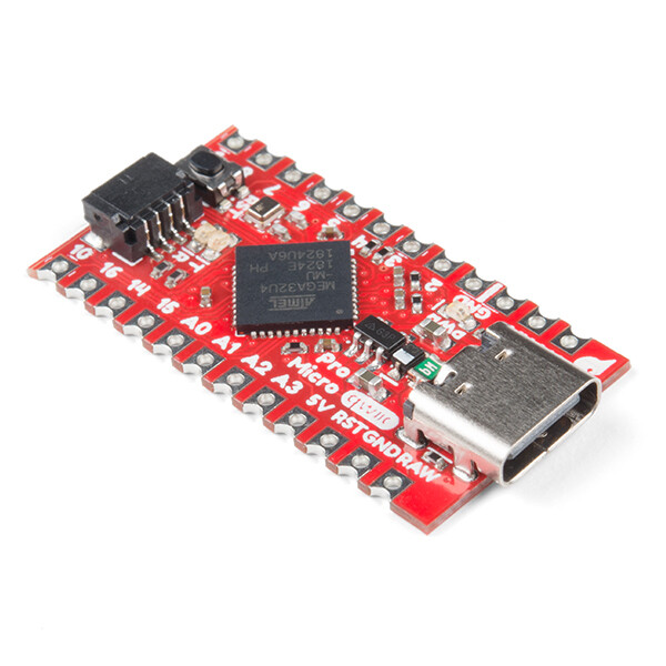 [ SparkFun DEV-15795 ] Qwiic Pro Micro – USB-C (ATmega32U4)