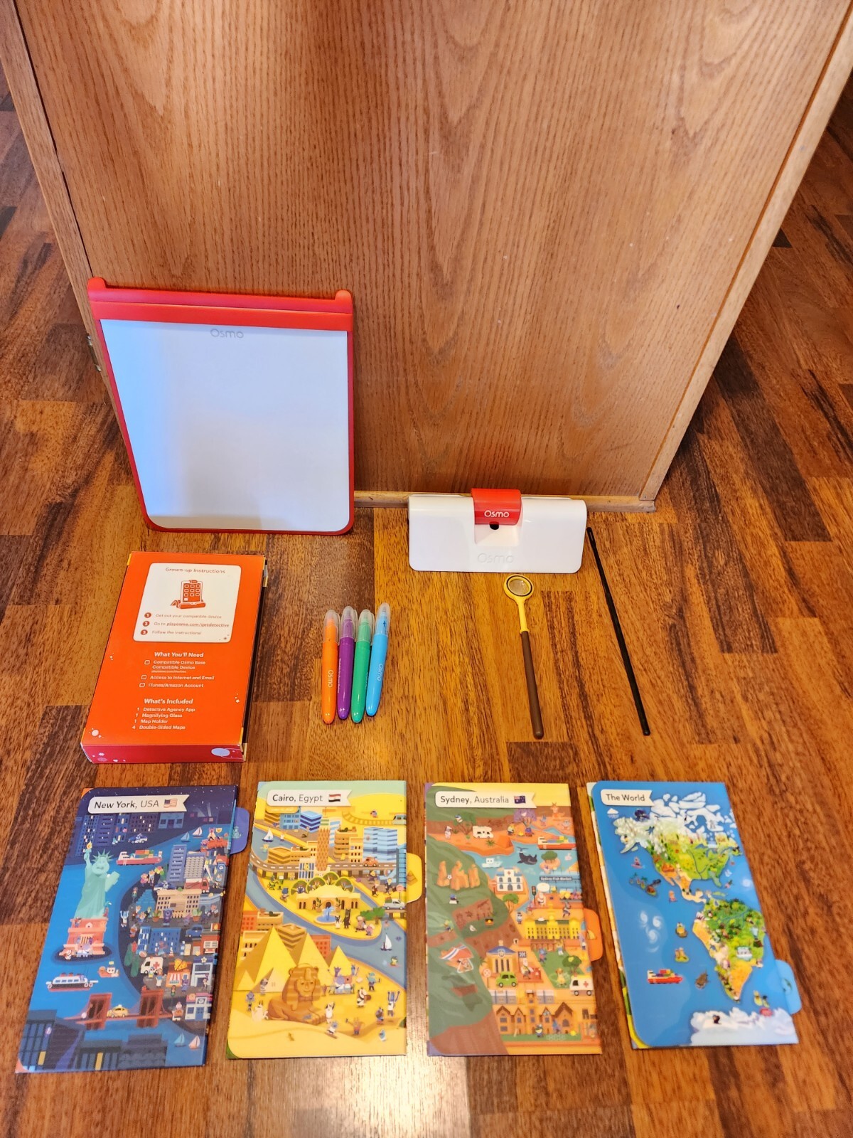 Osmo Detective Agency Starter Kit For iPad Ages 5-12 Geography/Critical Thinking