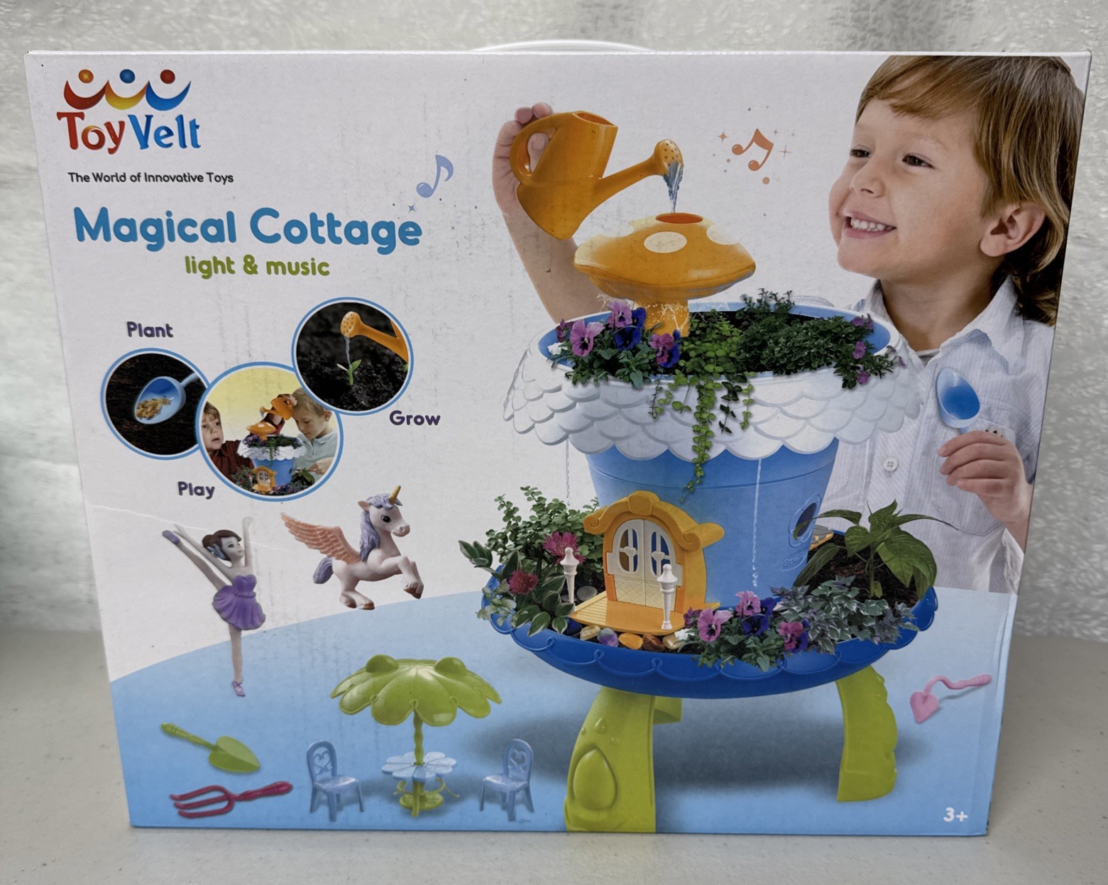 STEM Toy Velt Magical Cottage Plant Grow Play Kids Garden Musical Learning Gift