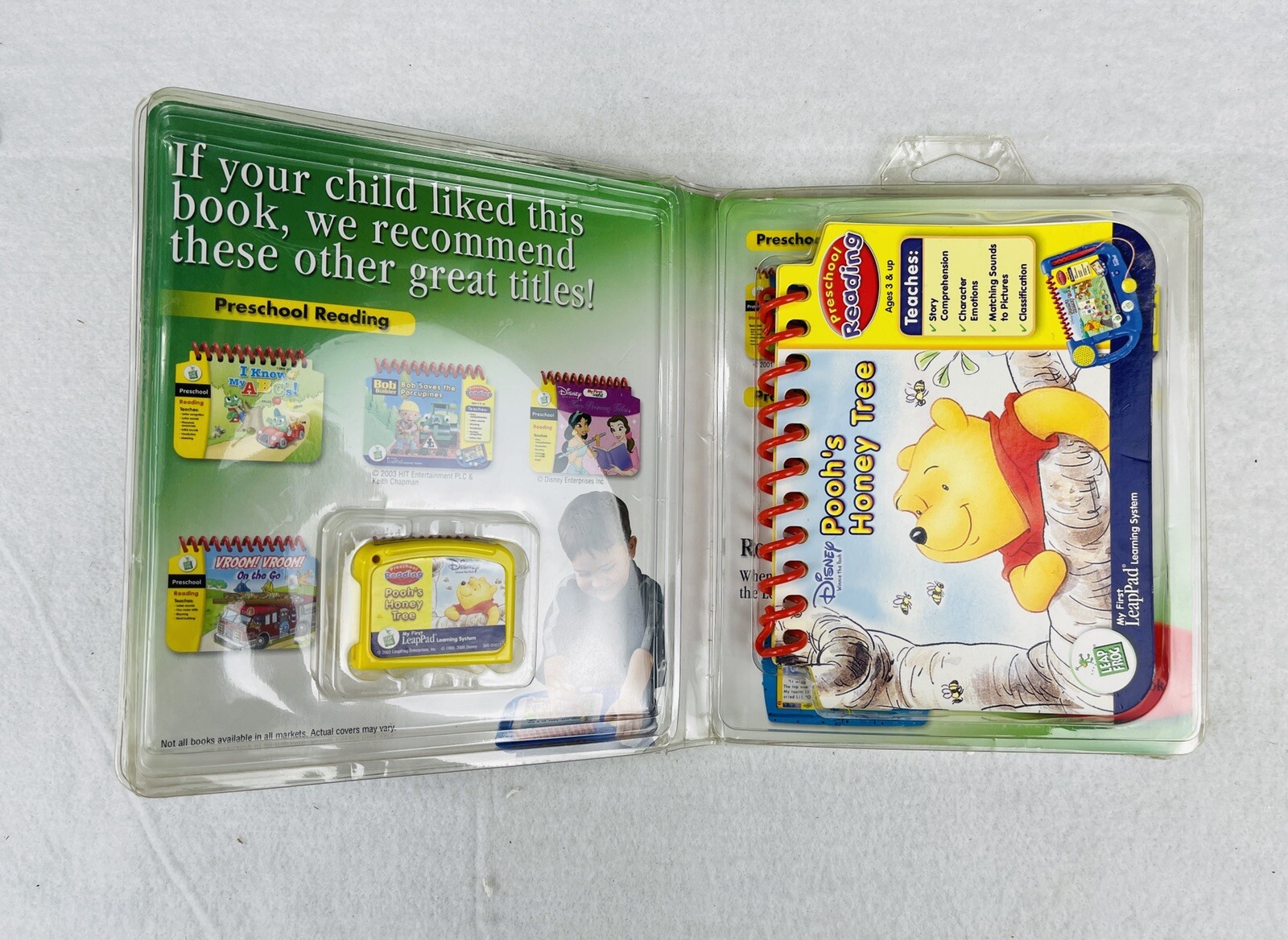 My First LeapPad Leap Pad Disney Pooh’s Honey Tree Flip Book & Cartridge
