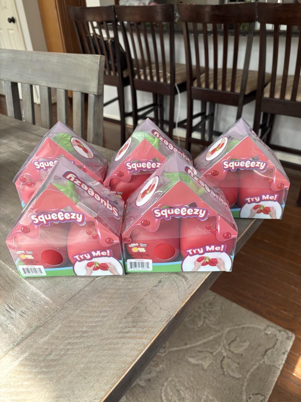 Sunny Days Squeezy Cherries ( Lot Of 5 ) New With Tag