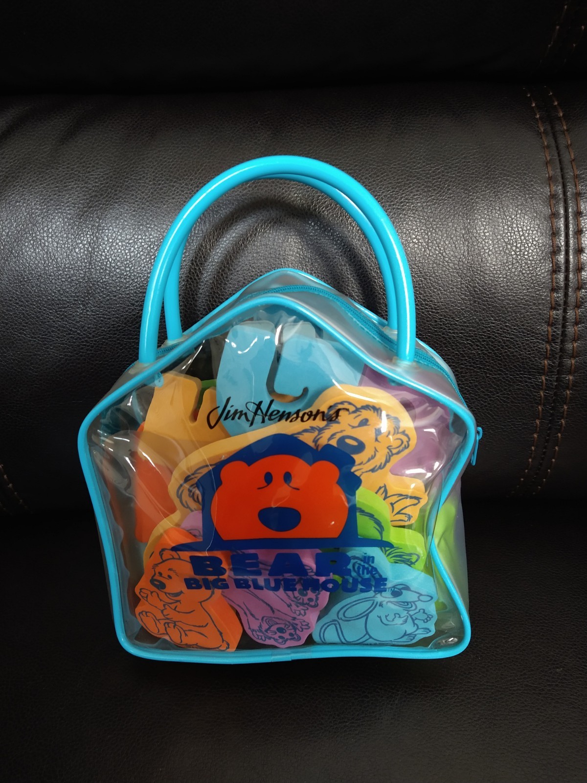 Vintage Bear In The Big Blue House Foam Alphabet