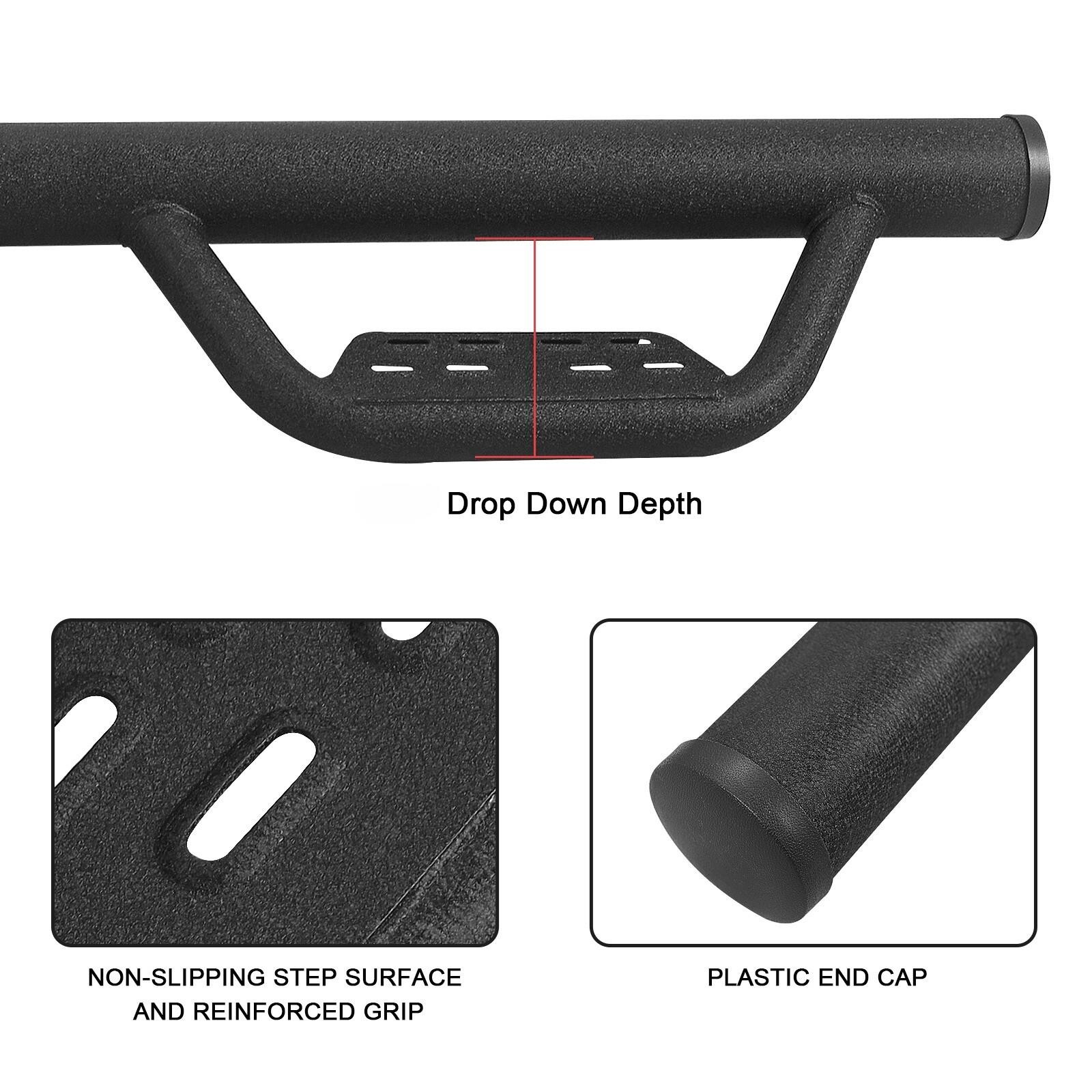 07-19 Chevy Silverado GMC Sierra Double Cab 3″ Running Boards Side Step Down