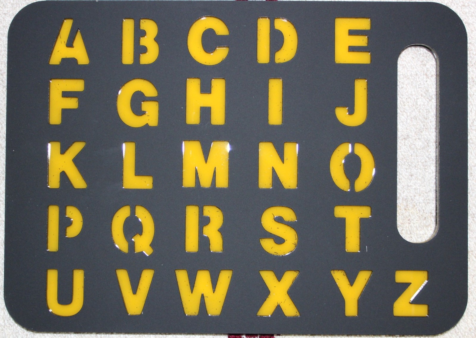 SPELLING ENGLISH ALPHABET LETTER NUMBER BOARD Double Sided AUTISM THERAPY 11″x8″